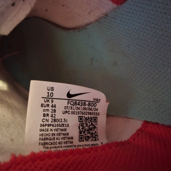 Nike Vapor 16 Club IC Ember Glow/Aurora Pink US 10 | Authentic - Picture 5 of 6